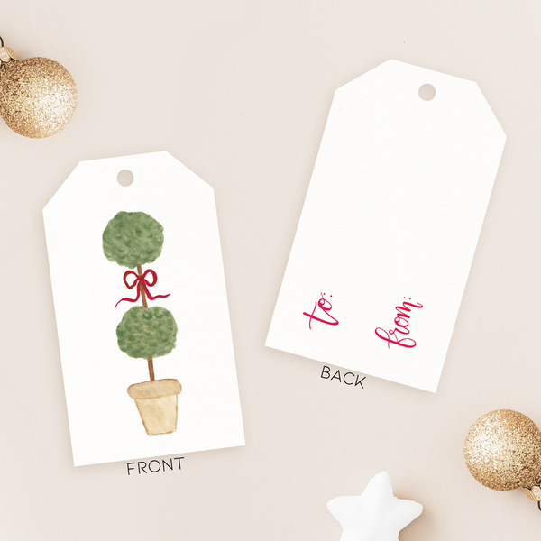 Holiday Gift Tags - Red