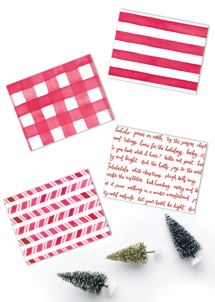 Holiday Stationery in Red