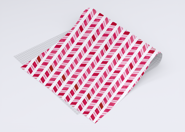 Candy Cane Chevron Wrapping Paper