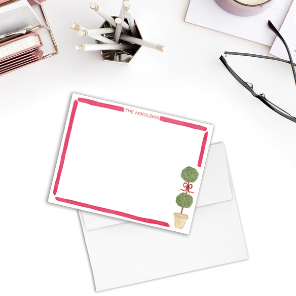Holiday Stationery in Red
